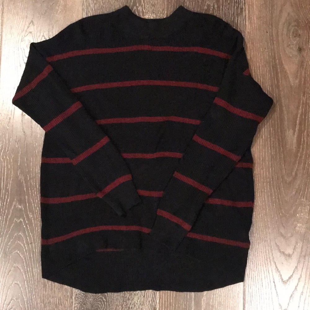 AEO Striped Jegging Fit Pullover Sweater